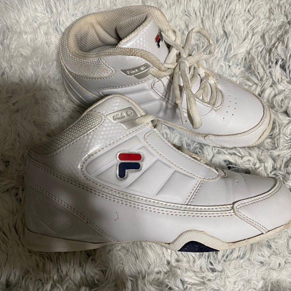 Filas White hi-tops - Picture 5 of 8